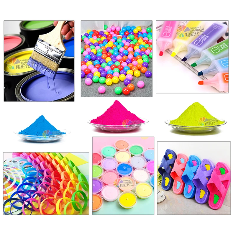 Wholesale Day Luminous Dye Pigment Fluorescent Powder Color Neon Pigment Powder