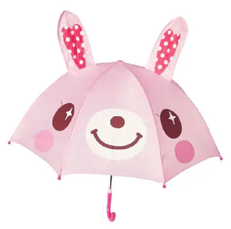 Children Gift Personalizado Paraguas Barato Al Por Mayor Paraguas Infantil 3D Animals Print Child Kids Cartoon Animal Umbrella