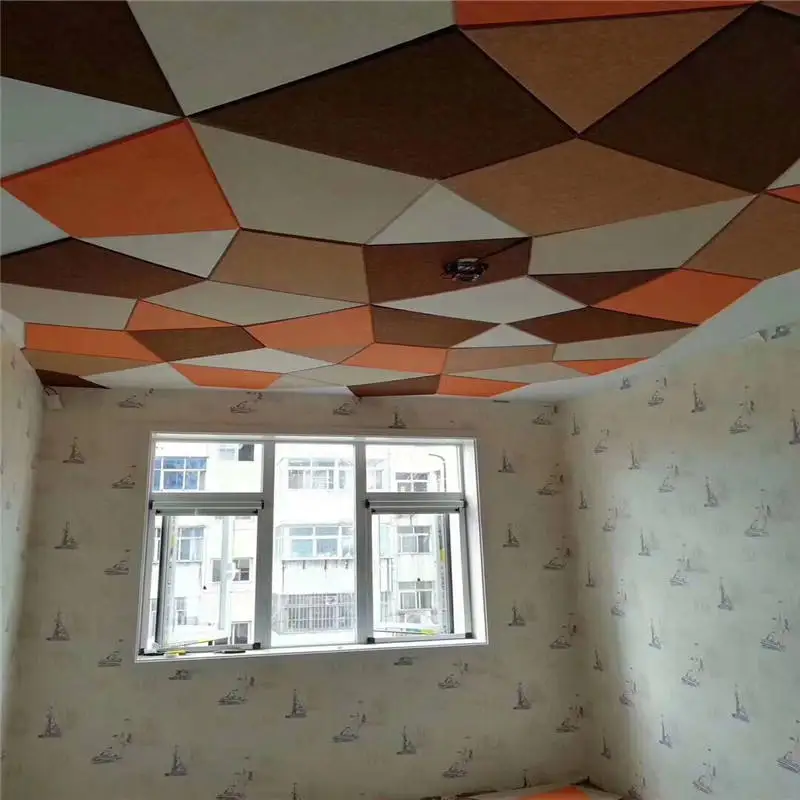 Wholesale Size Customized 100% Polyester Wall Acoustic Panel Wood For Hall