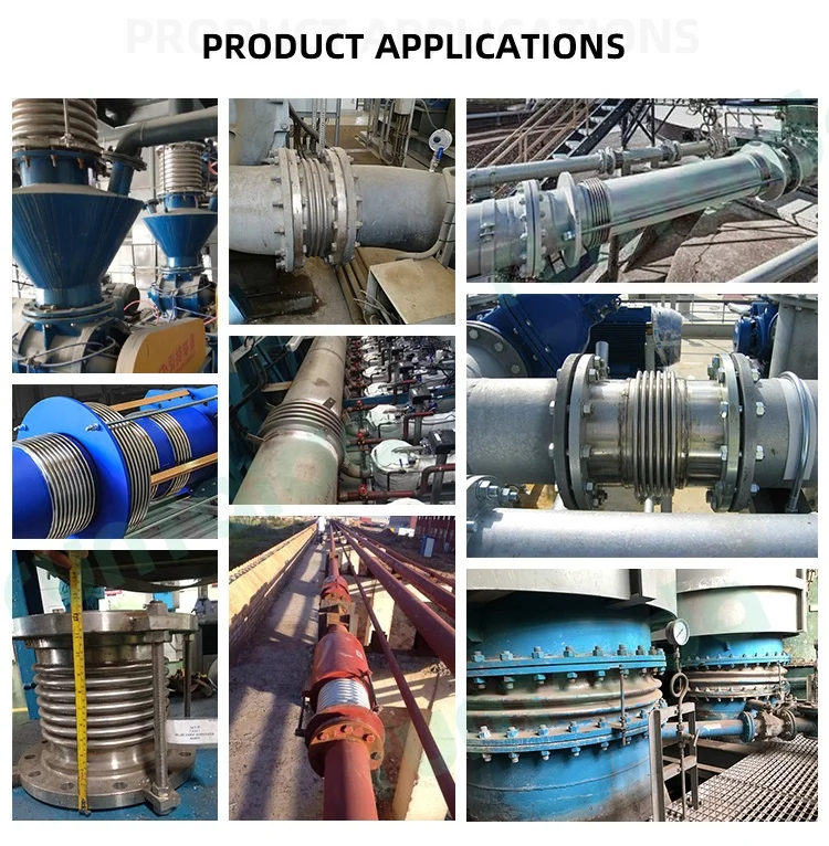 metal compensator stainless steel 316 304 flange joint expansion bellow