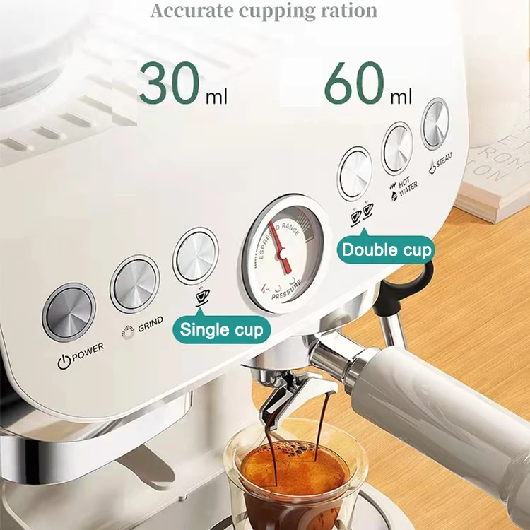 automatical coffee maker expresso machine ground coffee espresso machine with milk frother