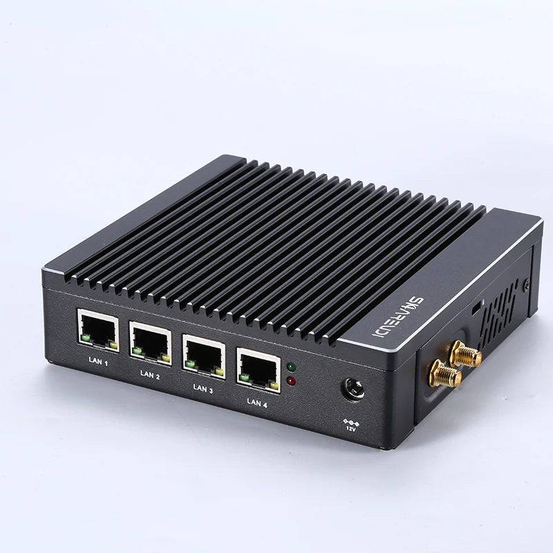 Игровой мини-ПК Win & Linux N3700 брандмауэр с четырьмя сетевыми сетями