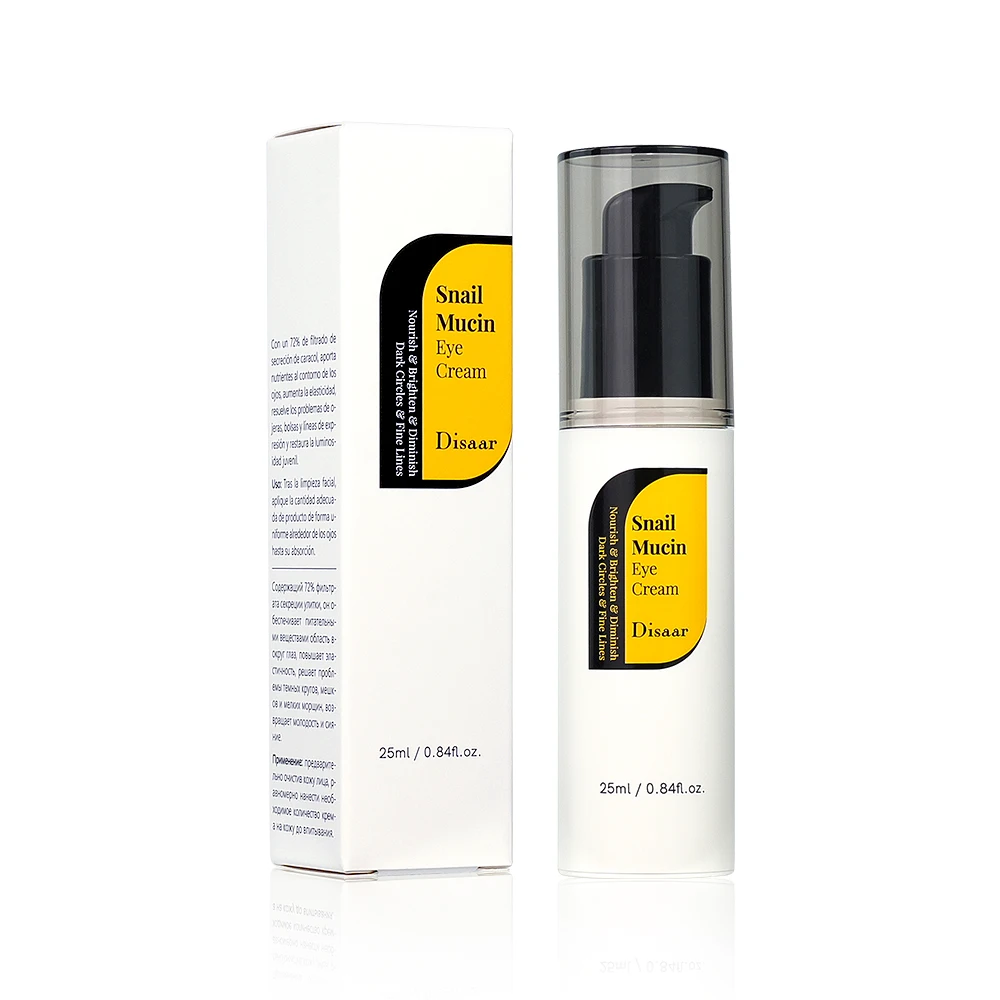 Manufacturer 72% Snail Mucin Eye Care Cream Eye Bag Wrinkle Dark Circles Remover Repair Moisturizing Eye Massage Cream