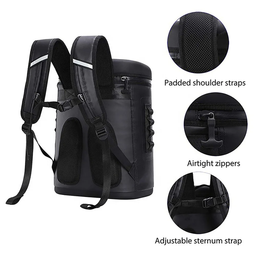 Custom wholesale PVC Tarpaulin ice bag insulated backpack cooler bag kayak cooler bag