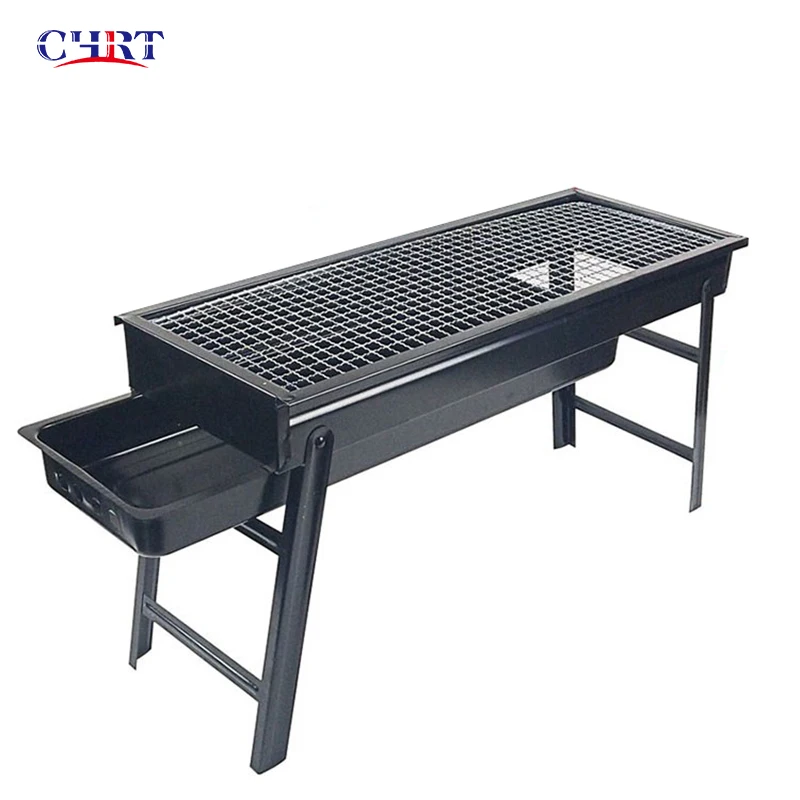 CHRT Portable Mini Commercial Stand Stainless Steel Grill bbq Machine with Charcoal