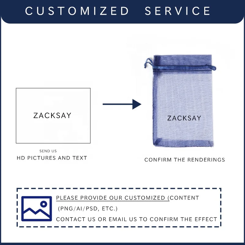 small packaging custom white organza drawstring bags with logo wholesale for party gift jewelry organza bags