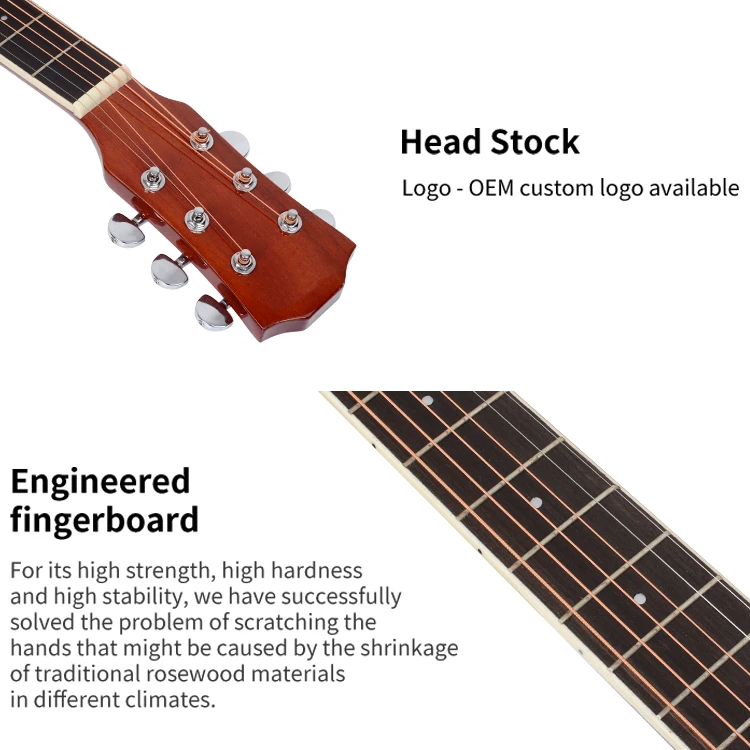 Wholesale 40 Inch Acoustic Guitar With EQ