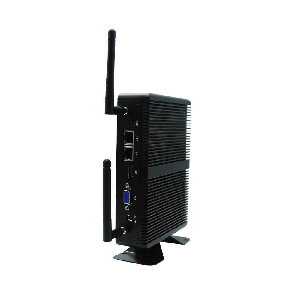 EGLOBAL Fanless mini pc intel celeron j4125 processor nuc box pc Quad Cores Four Threads support SO-DIMM DDR4 Slot