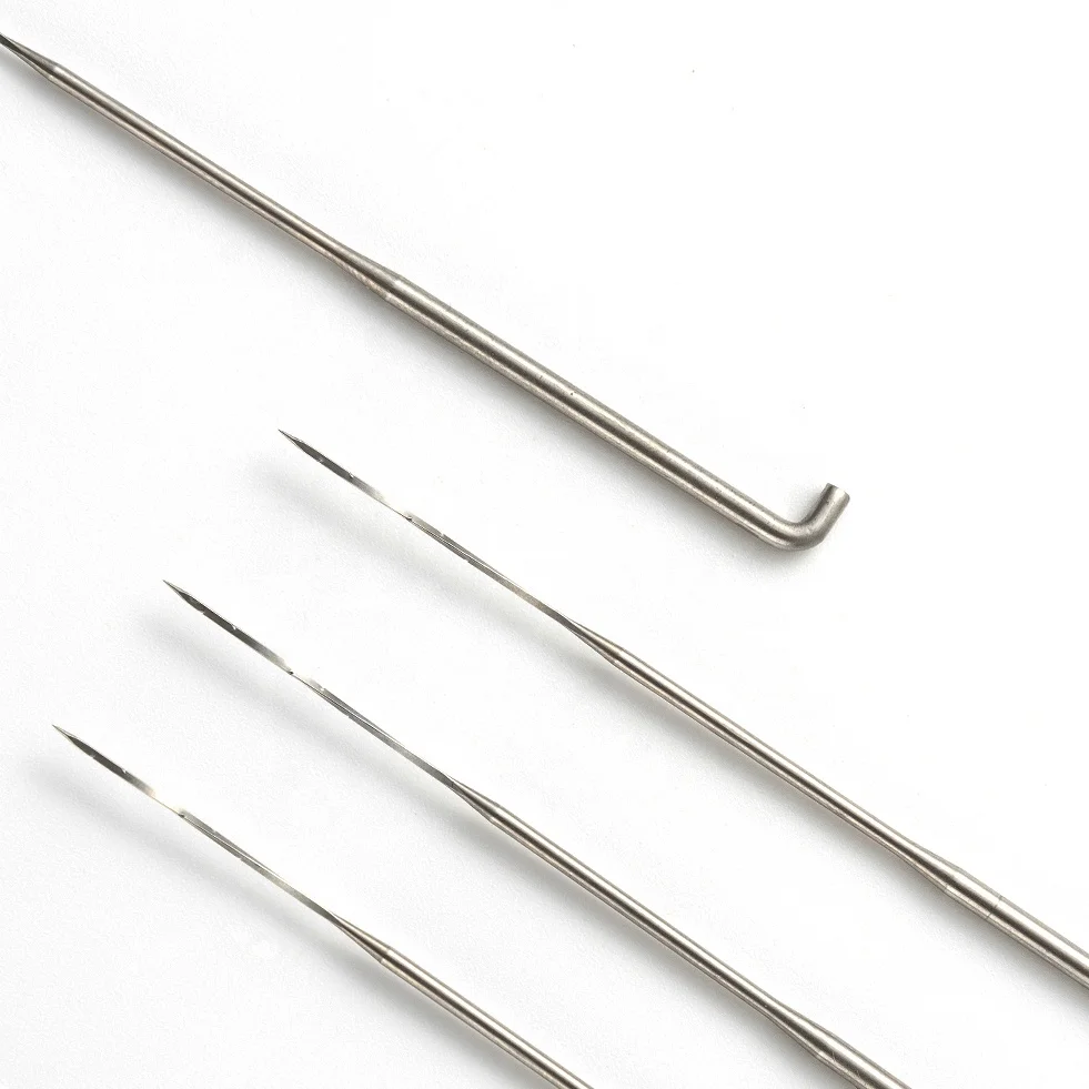 38G M222 Spiral needles for Polyester non woven velour needle punched car felt carpet