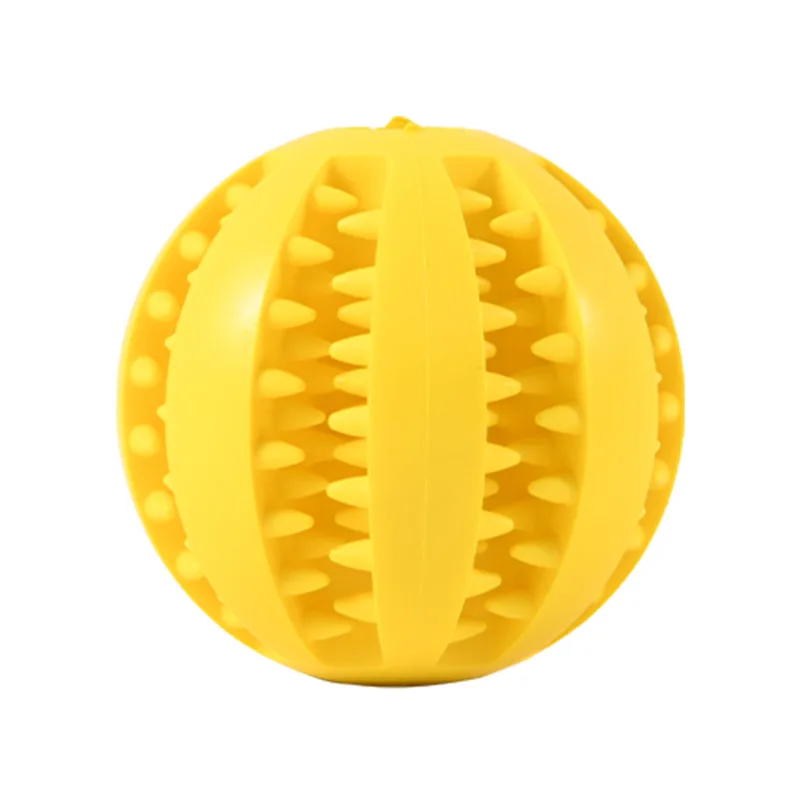Dog toys pet accessories Training food leakage ball molar bite ball natural rubber pet toy pet puzzle treat ball