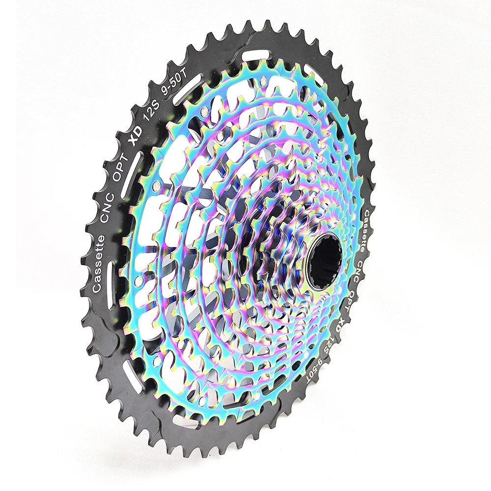 Mountain Bike Accessories MTB Bike 12 Speed 9-50T Cassette Ultimate XD Compatible Cassette 11S Rainbow Ready