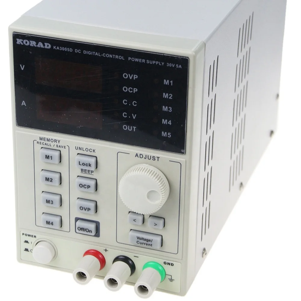 220V KA3005D Высокоточный Регулируемый цифровой источник питания постоянного тока 30V/5A для научно-исследовательской лаборатории 0 01 V 0.001A
