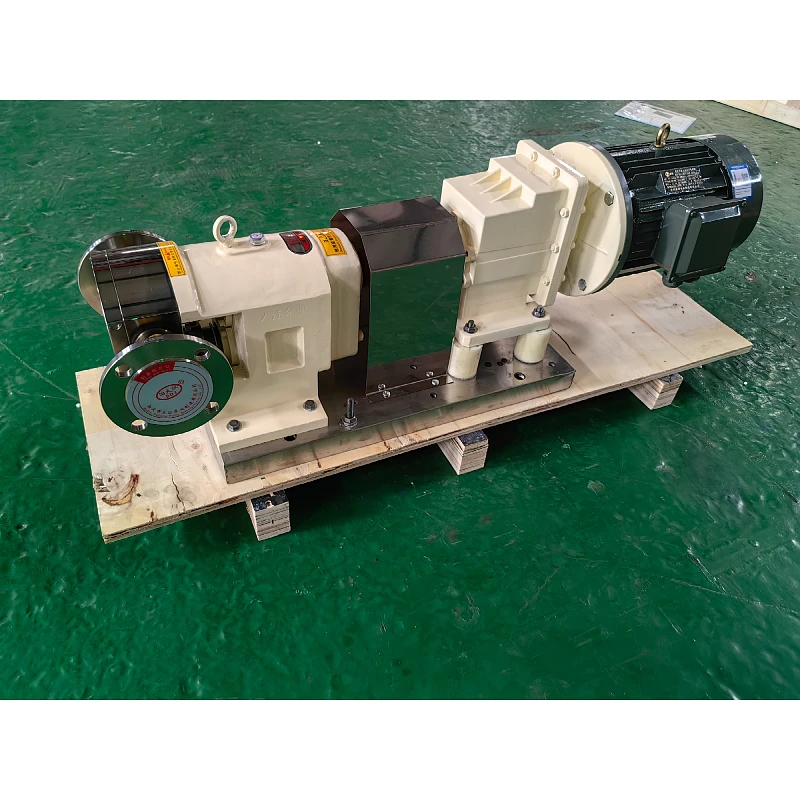 Miniature Sanitary Cam Rotor Pump Food Grade High Viscosity Rotary Lobe Pump