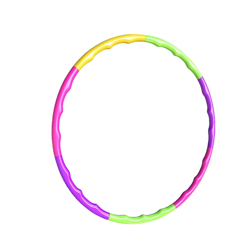 Factory Wholesale Gymnastics Toys Fitness Sport Hoop Removable plastic hula gym hoop For children