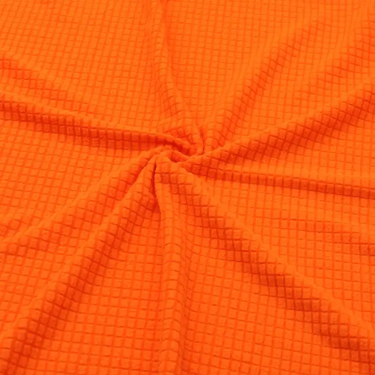 Изготовленный на заказ цвет 190 г/м2 однотонный 95 полиэстер 5 спандекс трикотажный плед жаккардовый полярный флис ткань сетка флисовая