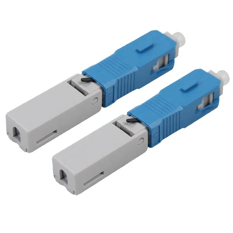 Fibre Optique 0.9/2.0/3.0mm Fast Field-installabel SC UPC Fiber Optic Fast Connector