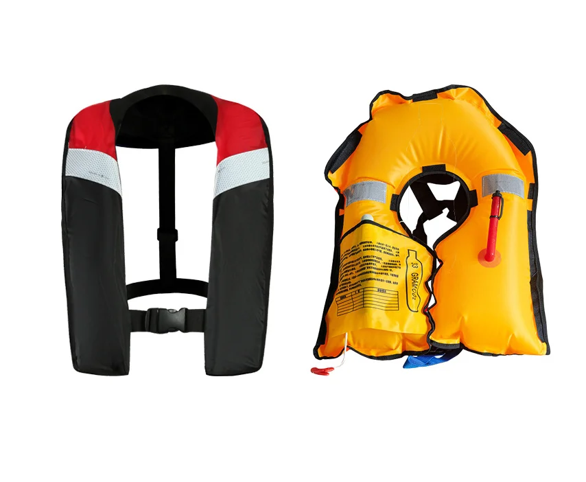 Factory Good Quality 150N Buoyancy Automatic Manual Inflatable Life Jacket Vest