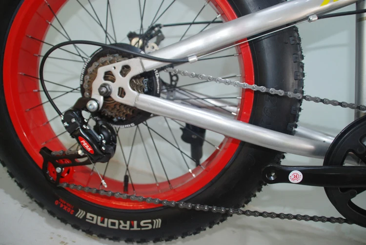 Kids mountain bike with pedal China factory 2022 4.0 aluminum alloy spoke wheel carbon steel frame fat tire snow bike