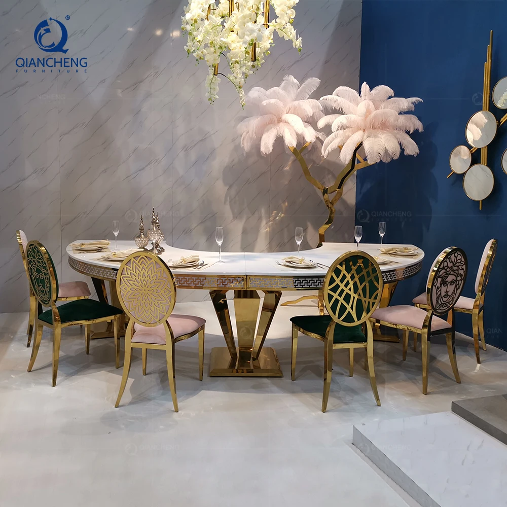 half round new wedding table