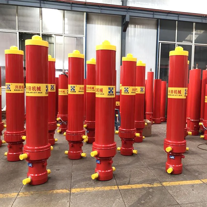 Фронтальный подъёмный трактор самосвал Поршневой Тип Телескопический гидравлический цилиндр поставщик