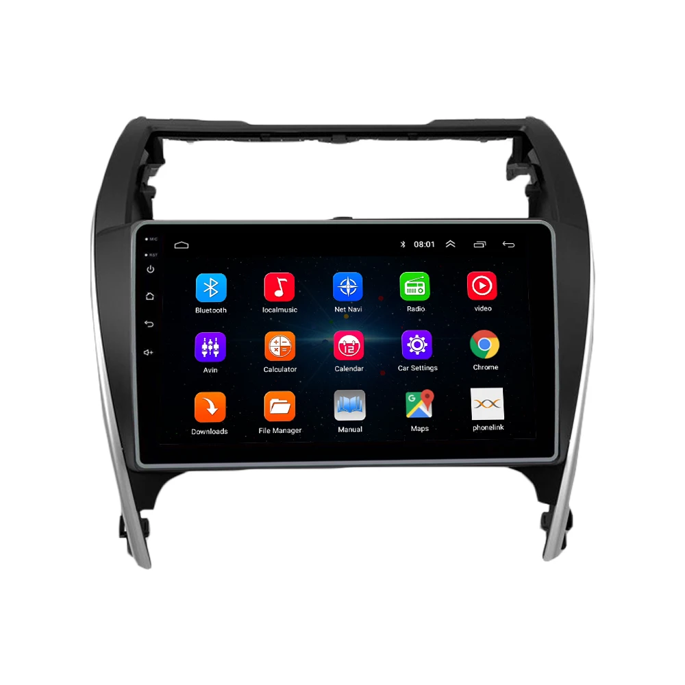 For Toyota Camry 2012-2014 Car Stereo Headunit Double 2 Din Octa-Core Quad GPS Navigation Carplay 10 inch android car radio