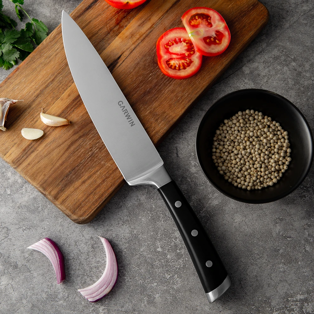 Garwin Hot Sale 5Cr15MoV Stainless Steel Kitchen Knife Ergonomic Chef Knife Set with ABS Handle