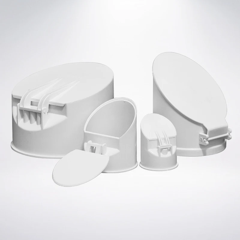 China suppliers  PVC  pipe fittings for drainage Mozzie Stoppa Pipe Screens Mosquito Tank pvc pipe flap valve 50 70 110 160mm