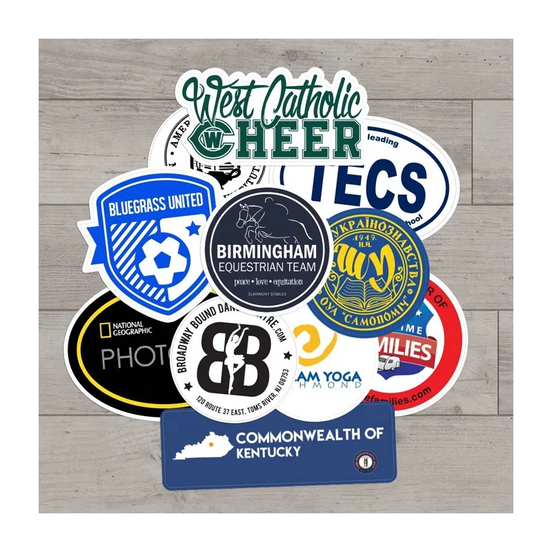 custom waterproof die cut holographic vinyl stickers for entertainment