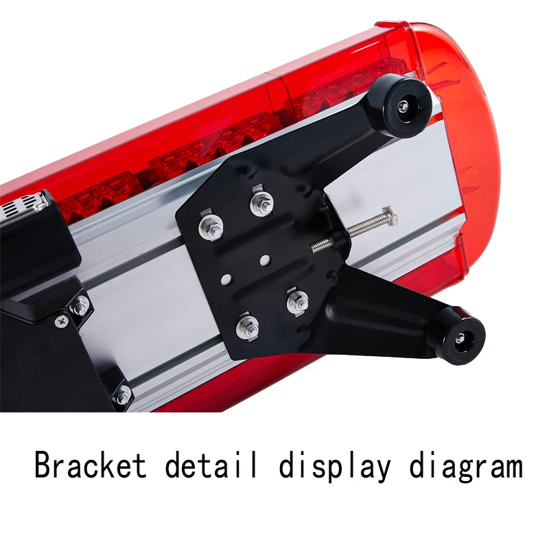 Factory Supplier 88W Red Long Row Warning Led Flashing Light For Car Safety Lightbar Strobe