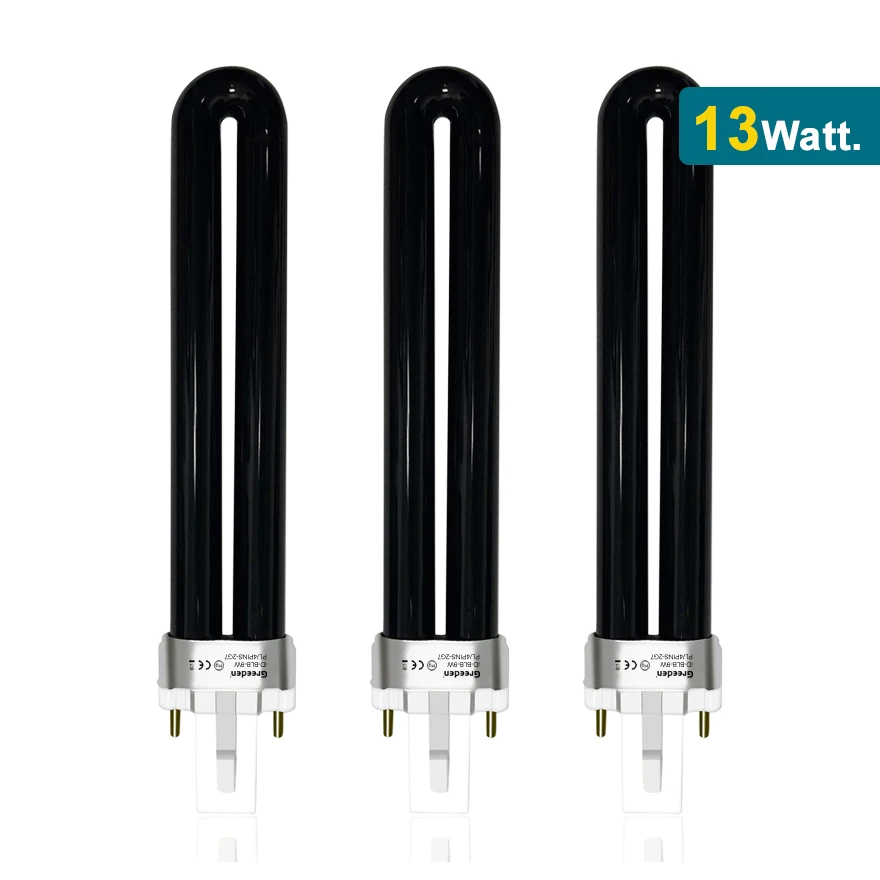 PL13W G23 Cap Base 365nm Uva Black Light Blue Compact Fluorescent Light Bulb for Bug Trap with Ce