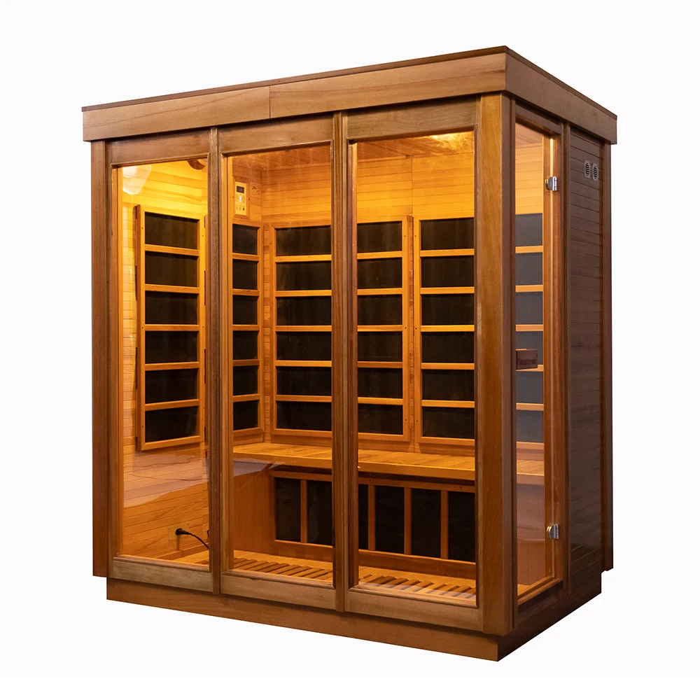 Home High-end Buy Far Infrared Outdoor Sauna 4 Person