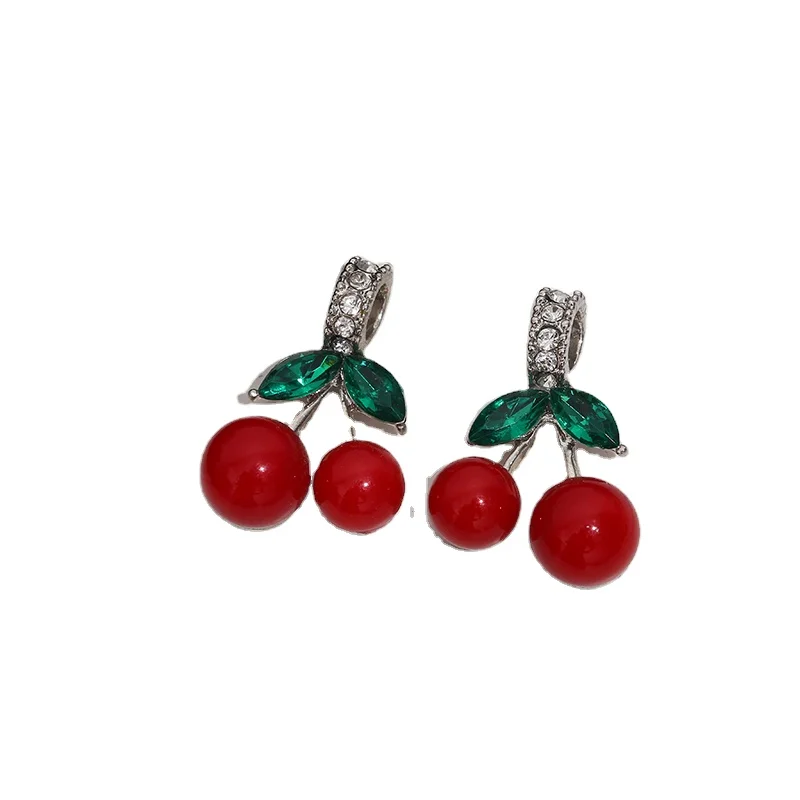 2021 cherry shape alloy diy ladies earring accessories, bracelet accessories, shoes and clothing accessories