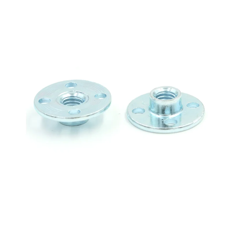 Special M2 M2.5 M3 M4 M5 T-Shape Insert Nut with Hexagonal Head Coupling round Nut Plated Coated Polished Nickel Zinc Insert Nut