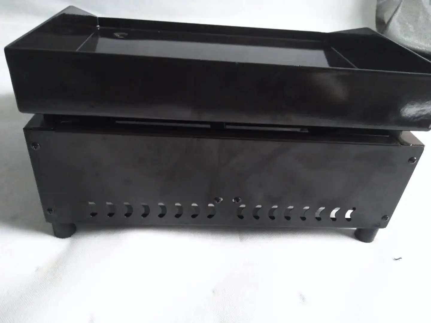 Gas Grill 24-Inch 1-Burner Portable Table Top Gas Grill Griddle 25,500 BTUs Tabletop Griddle
