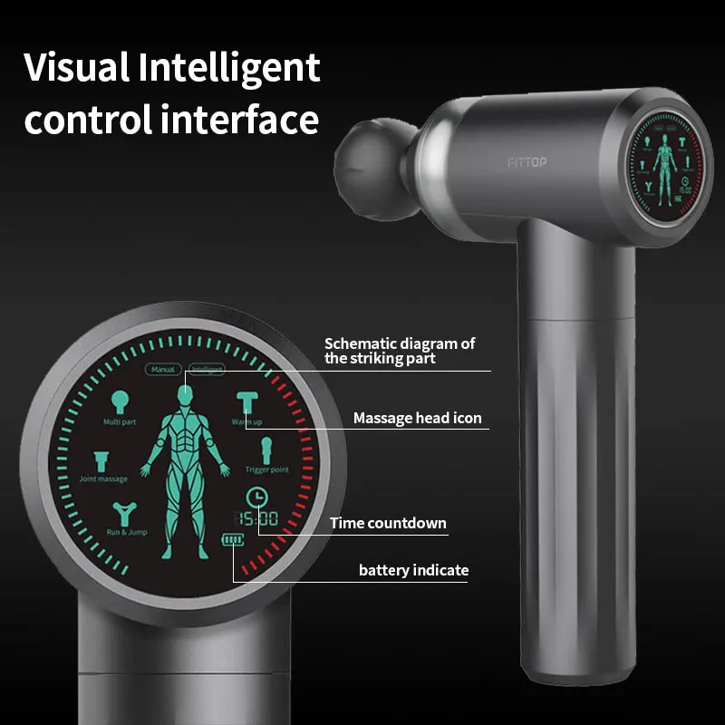 Powerful Professional Percussion Gym Sports Muscle Deep Tissu Fascia Mini Massage Gun