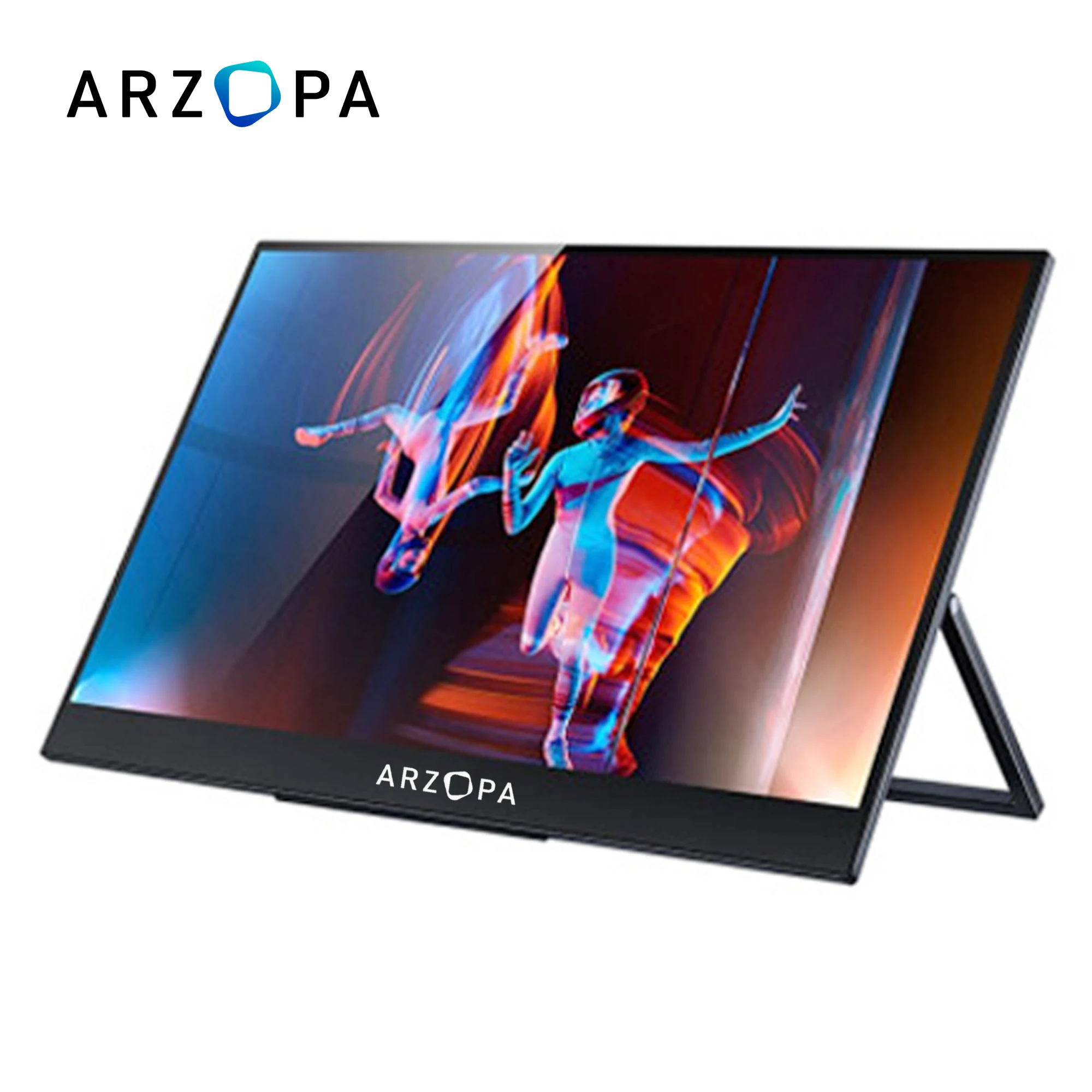 Arzopa Dropship Monitores Para PC Cheap 14 Inch Triple Screen Display 1080P Price Gaming LCD Portable Monitors for Laptop