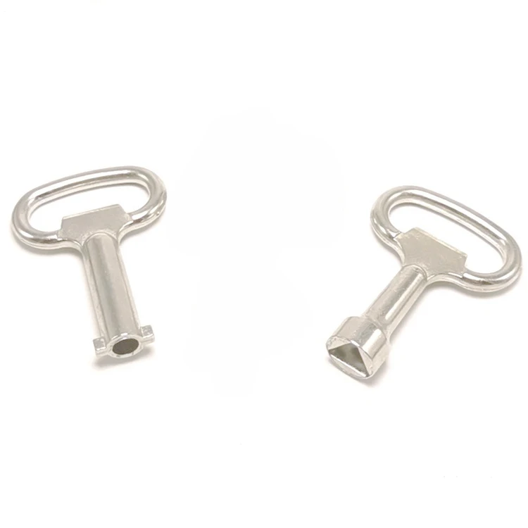 jutye Universal Elevator Door Lock Water Valve Key Wrench Utility Key Plumber Inner Triangle Key For Electric Cabinets