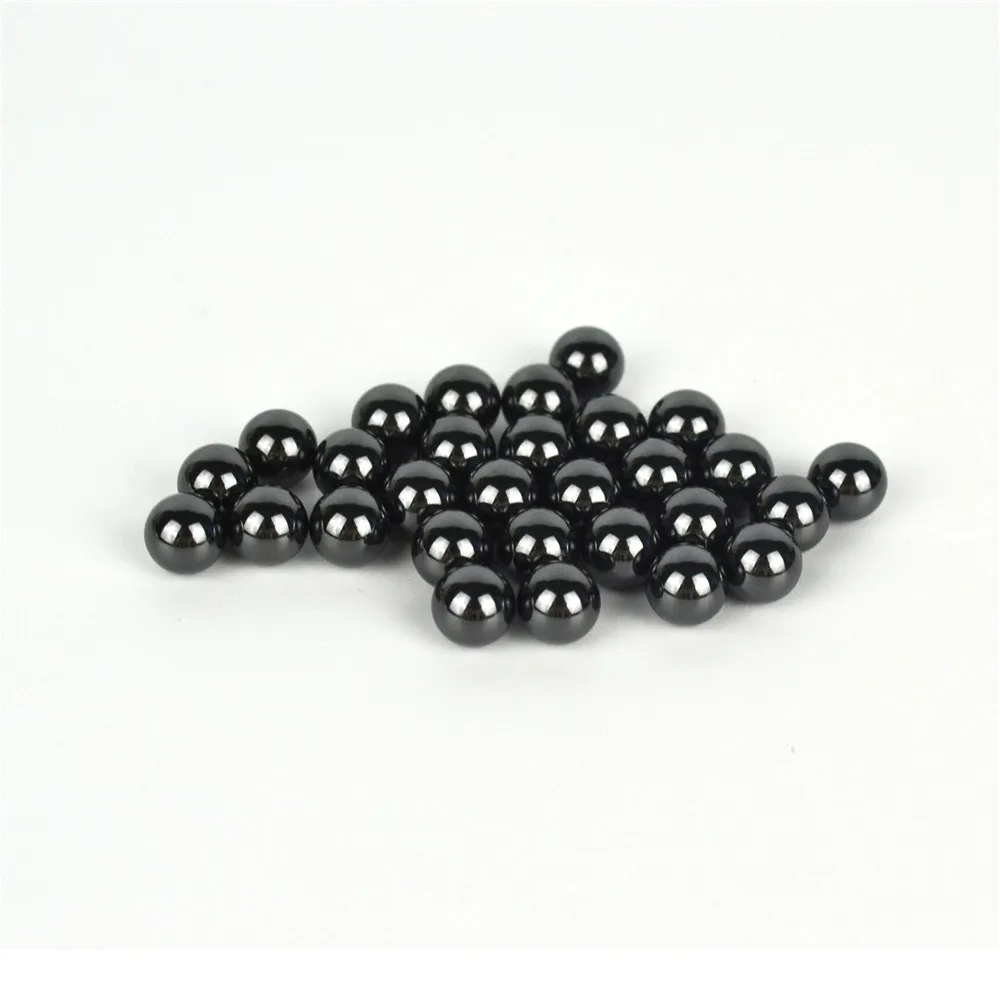 Wear-resistant and anti-corrosion silicon carbide balls 4mm SiC ball