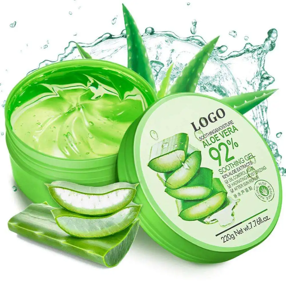 Organic Pure Aloe Vera Gel For Skin Soothing and Moisturizing
