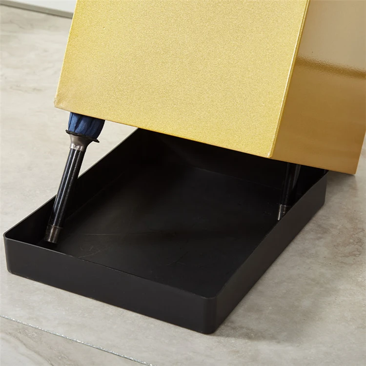 Excellent Quality Movable Acrylic Umbrella Stand Rectangular Sturdy Indoor Umbrella Holder