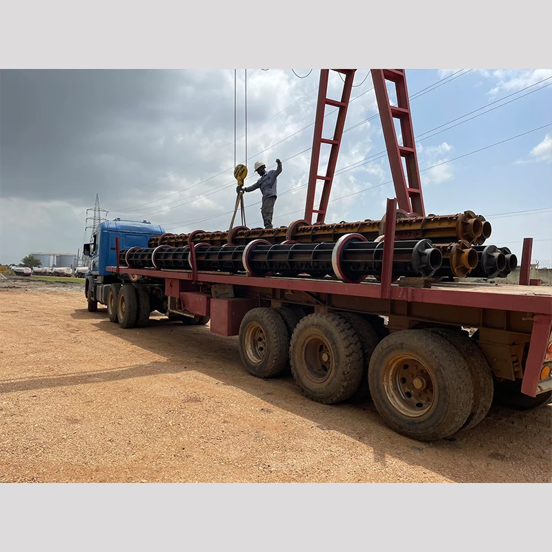 centrifugal cast reinforced concrete round square poles machine