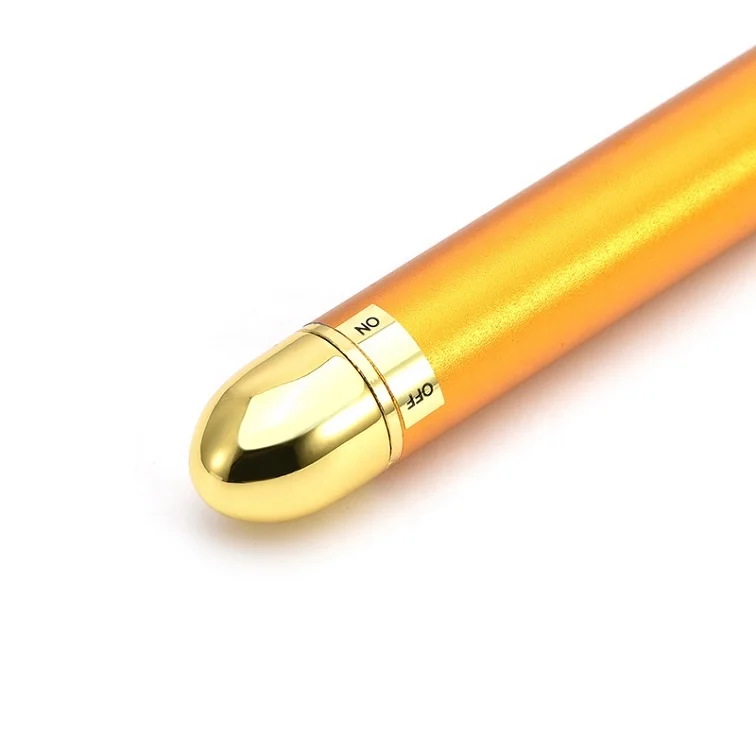 Wholesale Wrinkles Removal V Line 3d Roller Facial Massage Vibrator T Shape 24k Golden Energy Beauty Bar