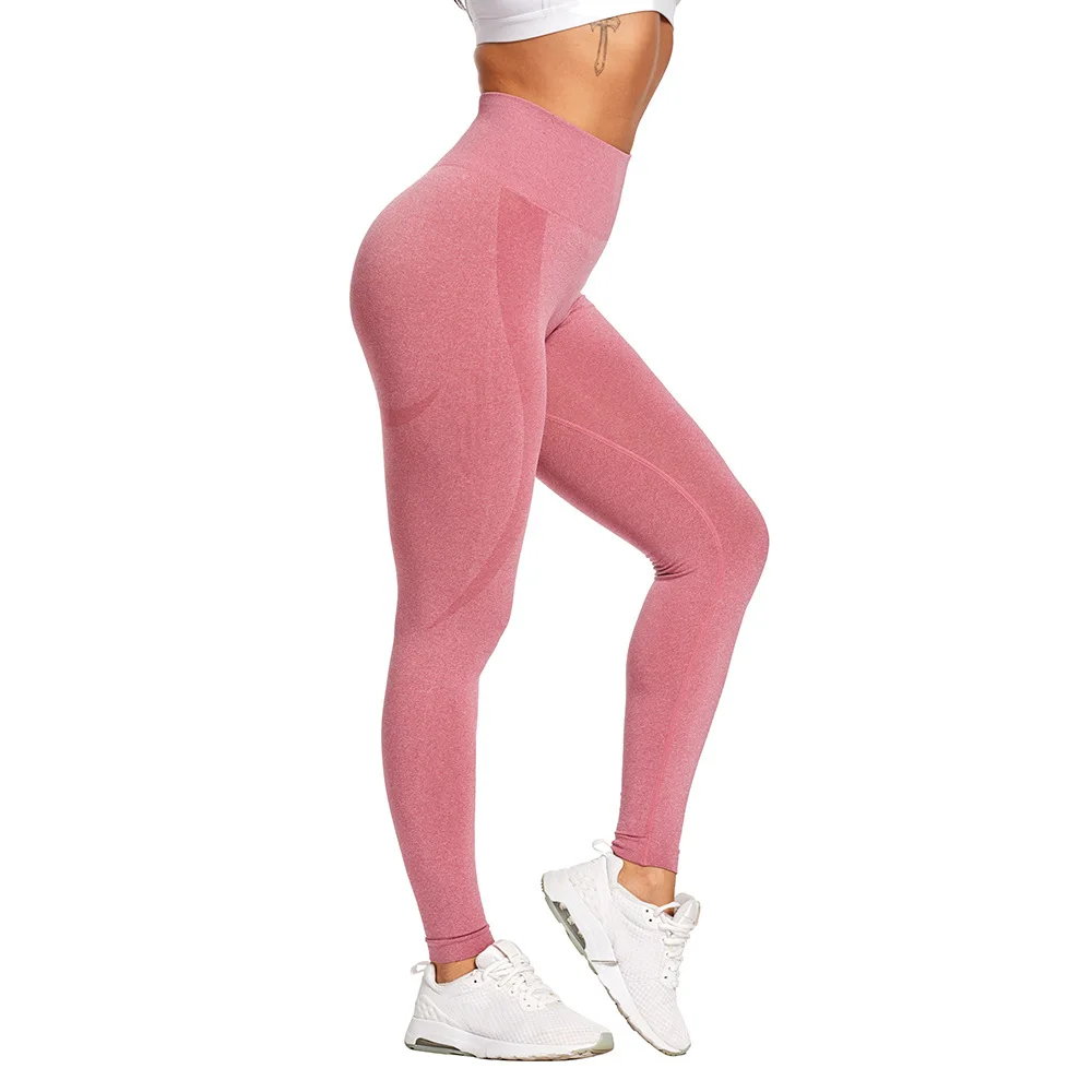 2021 Hot Selling dropship custom logo plus size Fitness Women Seamless Yoga butt lift sexy Athletic Leggings Sports Gym pants