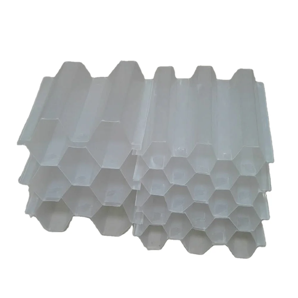PP PVC Lamella Clarifiers for Water Treatment, Orifice 50mm Honeycomb Sediment Tank PP Inclined Pipe Sheet Tube Settler
