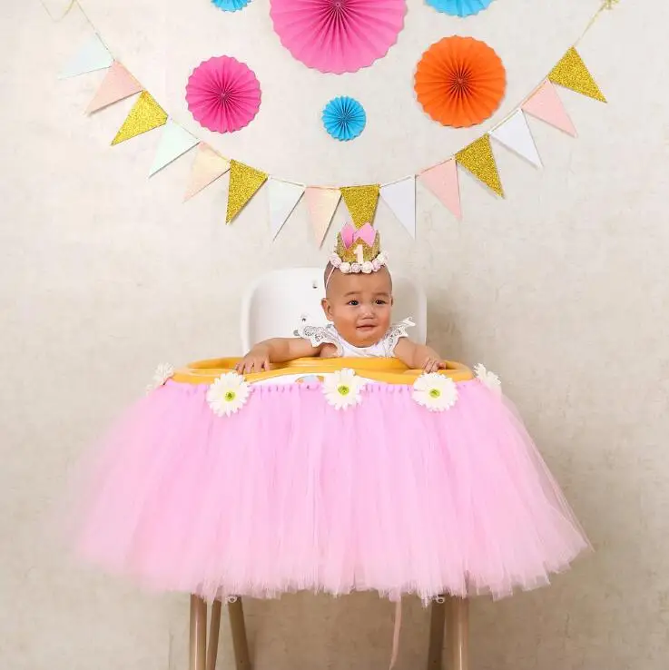 День рождения dec 100*50 см Tutu настольная одежда украшение для дня прямоугольная круглая