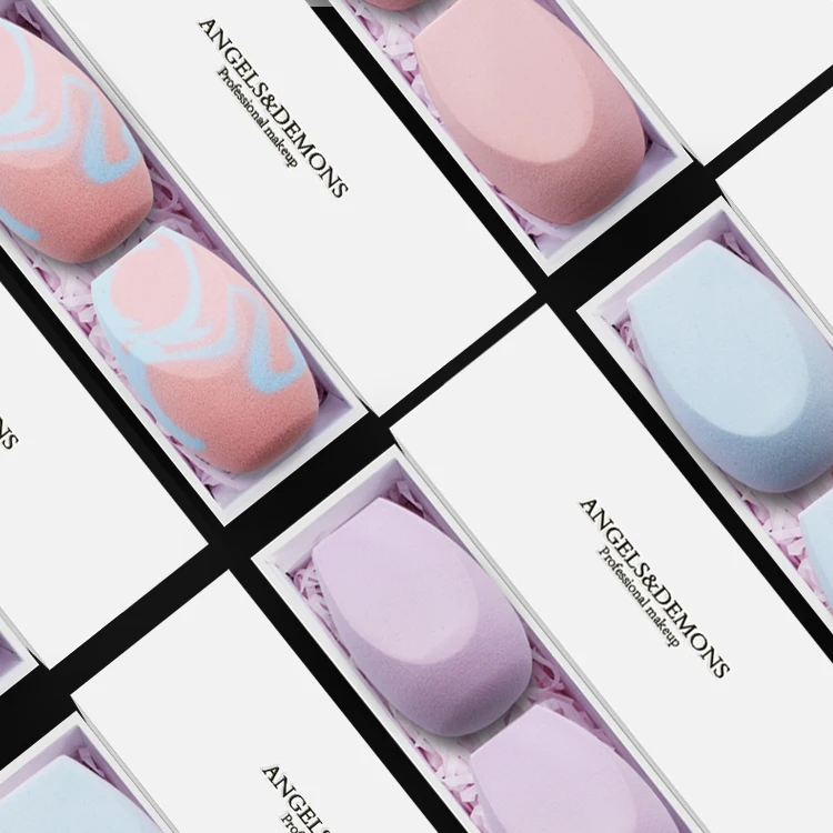 
Custom logo latex free cosmetics tools soft foundation beauty sponge blender 