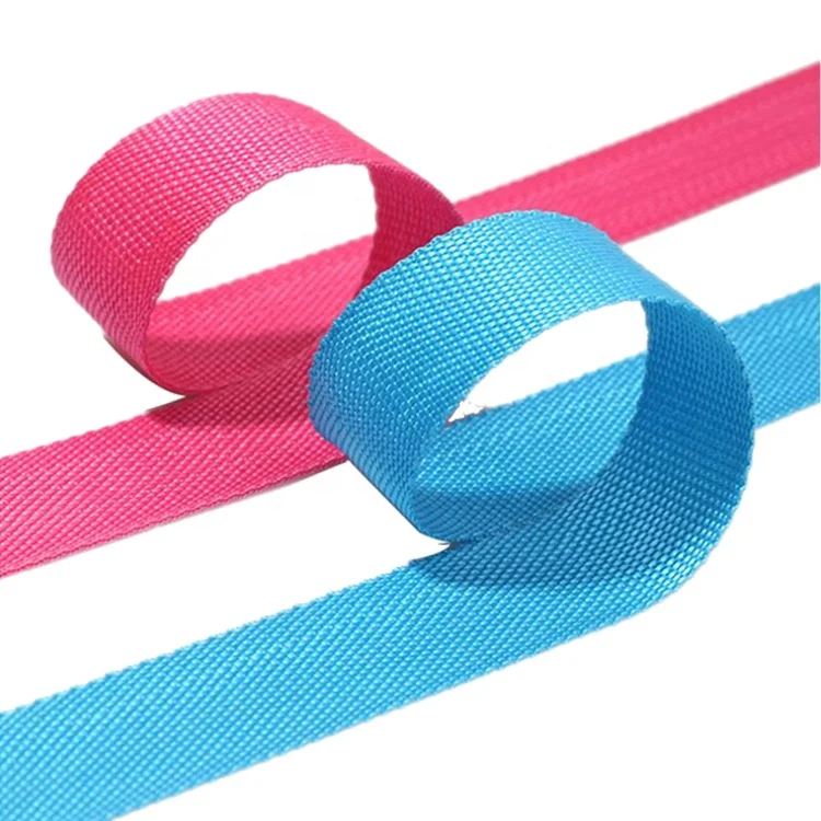 Wholesale webbing pp rope outdoor used webbing strap for nonwoven shopping bag handles pp webbing