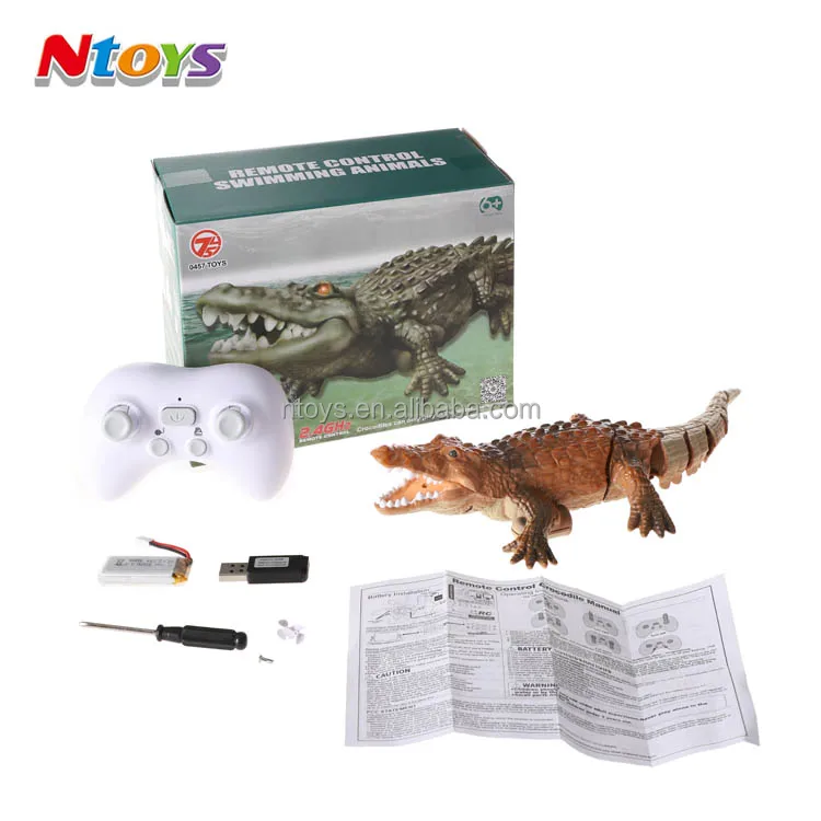 2.4G Kids Toy Boat Rc Crocodile Remote Control Alligator