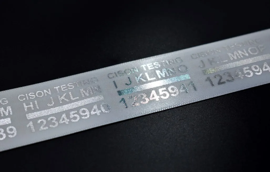 Sliver color Thermal transfer ribbon metallic color foil