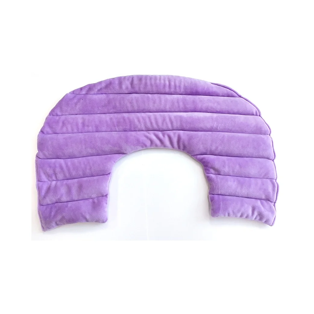 Health care supplies reusable Microwavable hot pack home use flush fleece clay beads heating pad